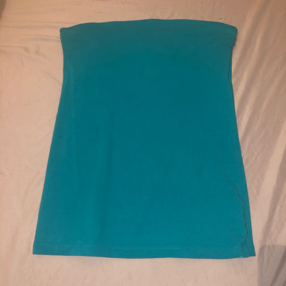 Rue 21 Turquoise Strapless Shirt